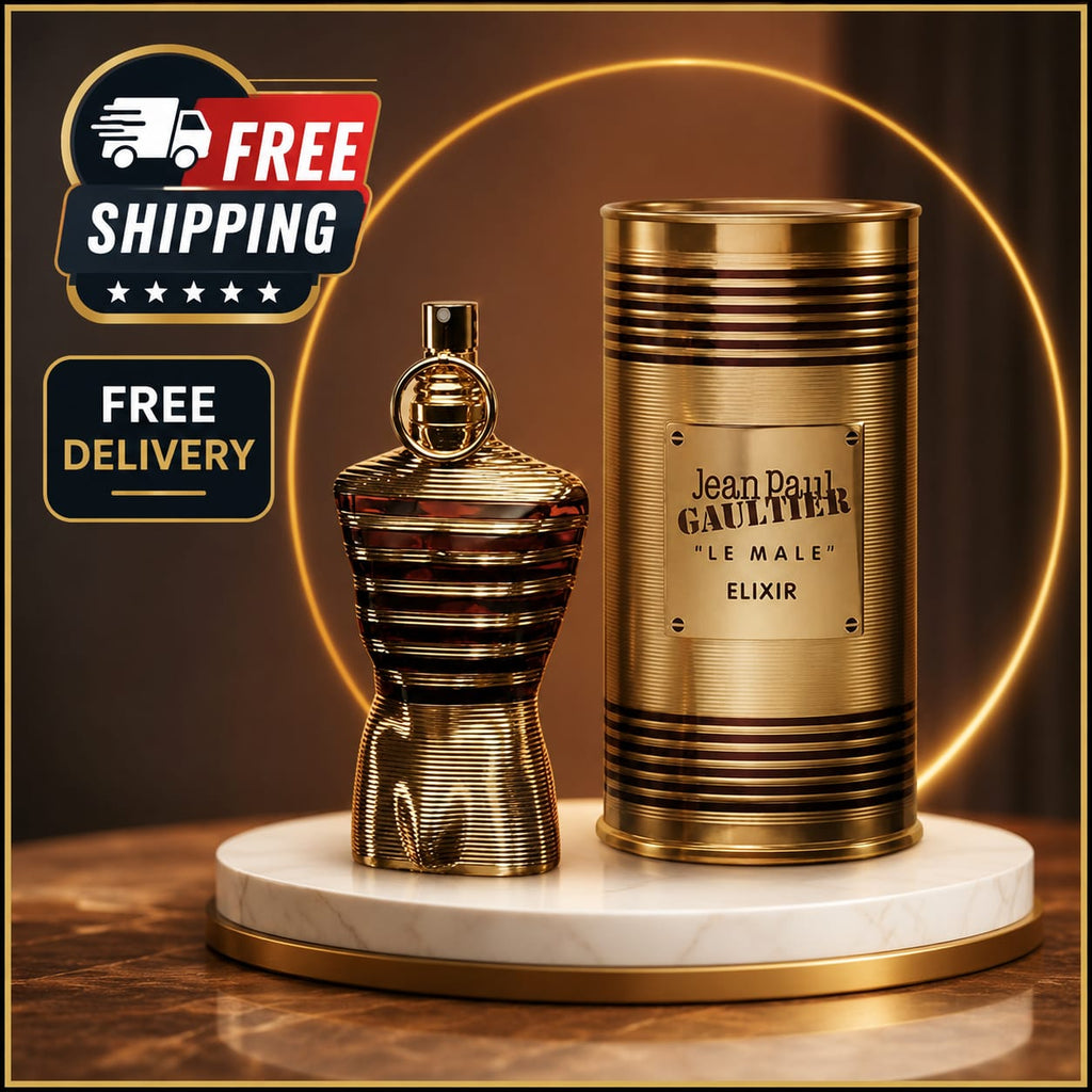 Jean Paul Gaultier Le Male Elixir Eau de Parfum Intense Spray for Men | 4.2 fl oz (125 ml)