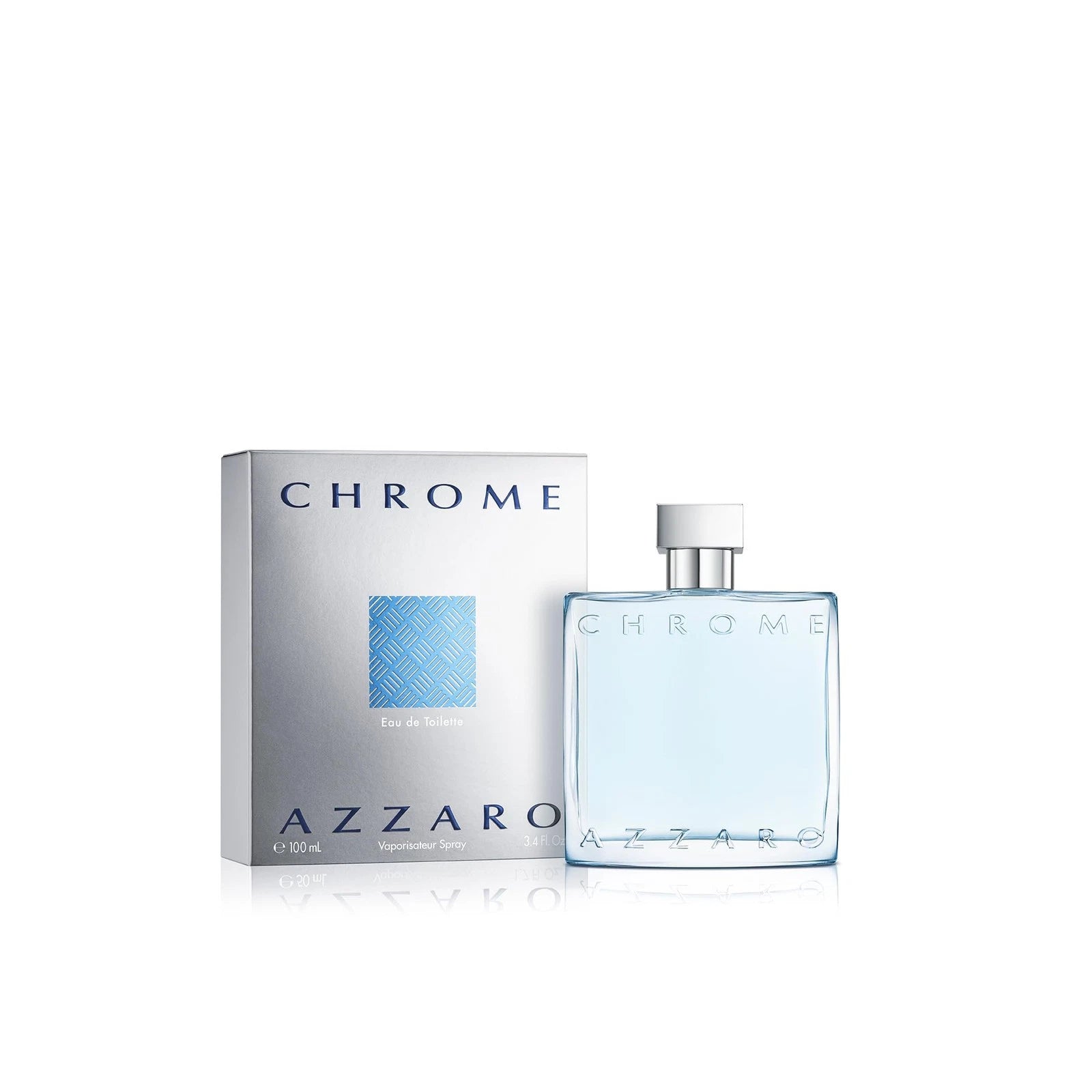 Azzaro Chrome Eau de Toilette Spray for Men – 3.3 oz / 100ml