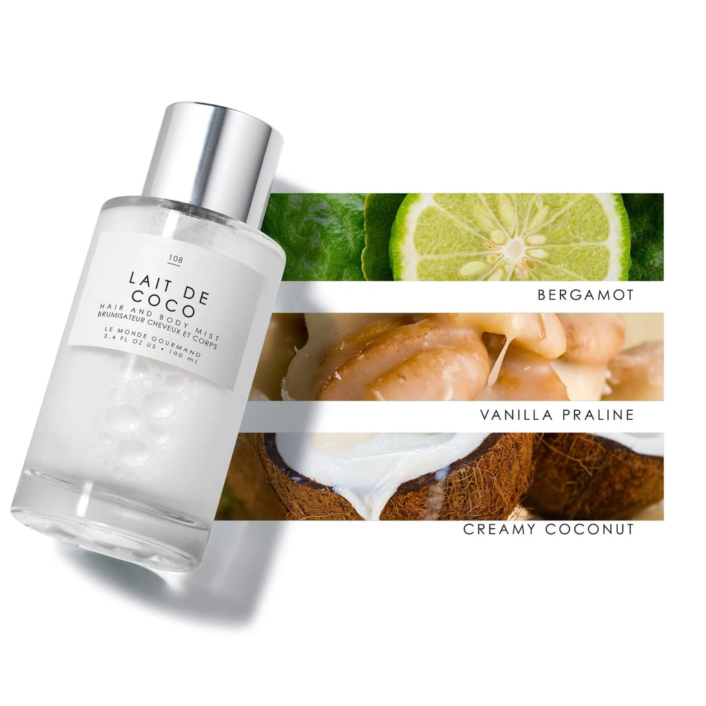 Le Monde Gourmand Lait De Coco 108 Hair & Body Eau de Toilette – 100ml / 3.4 fl oz