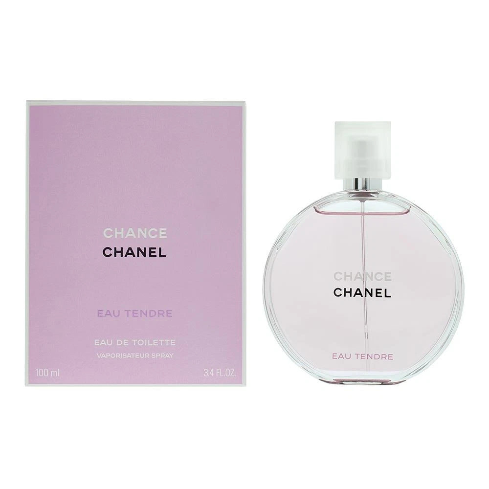 Chanel Chance Eau Tendre Eau de Parfum 3.4 Oz / 100ml for Women | Fresh Floral Luxury Fragrance